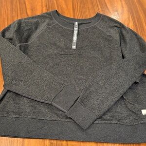 Vuori Men's Dark Charcoal Crewneck Sweatshirt